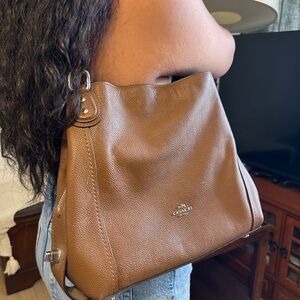 Coach Brown Leather Shoulder Bag